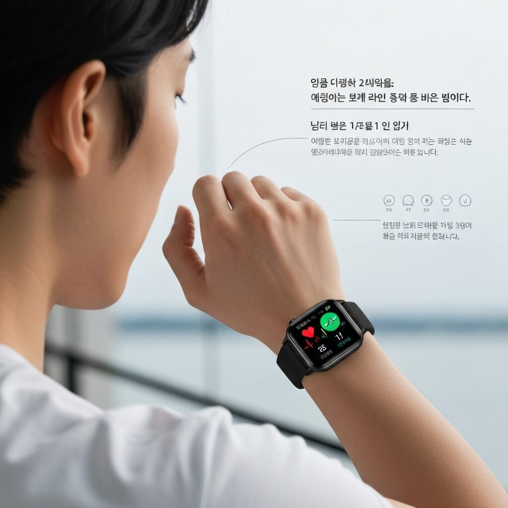 웨어러블 기기 건강 관리 기능